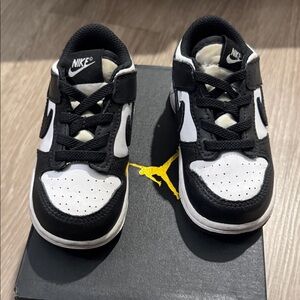 Nike Kids Black and White Sneakers